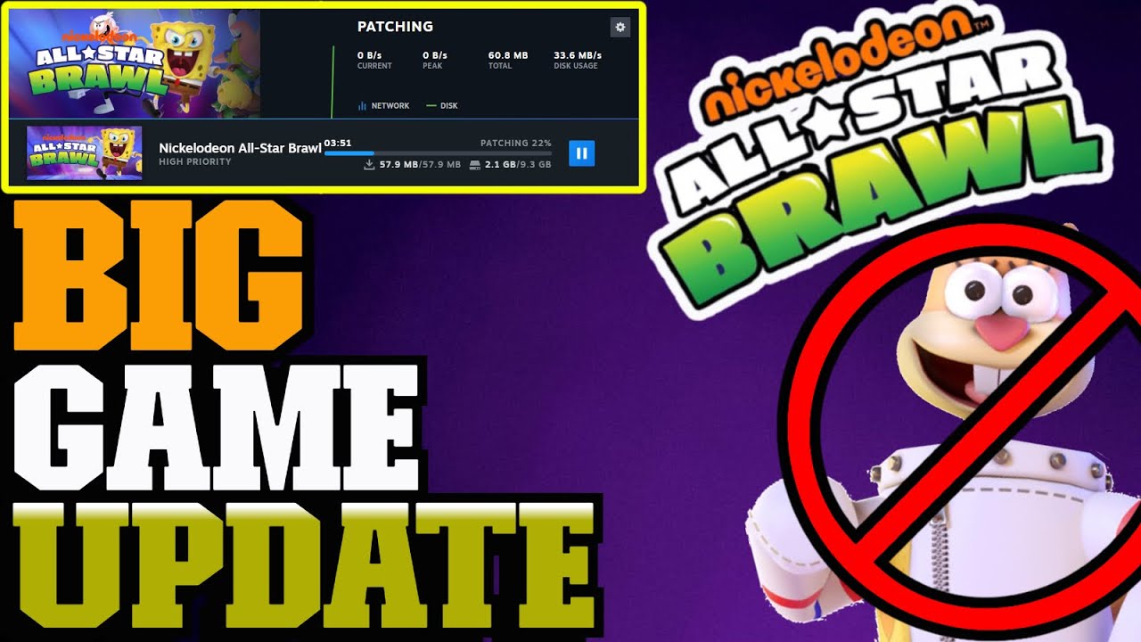 BIG Game UPDATE JUST DROPPED | Nickelodeon All Star Brawl