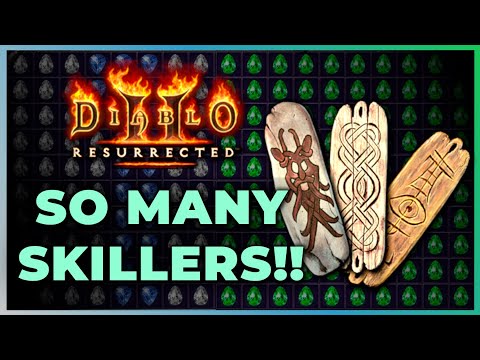 Rolling Grand Charms for Skillers!! Impressive Results! - Diablo 2 Resurrected