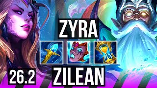 ZYRA &amp; Caitlyn vs ZILEAN &amp; Varus (SUP) | 5k gold comeback | EUW Master | 26.2