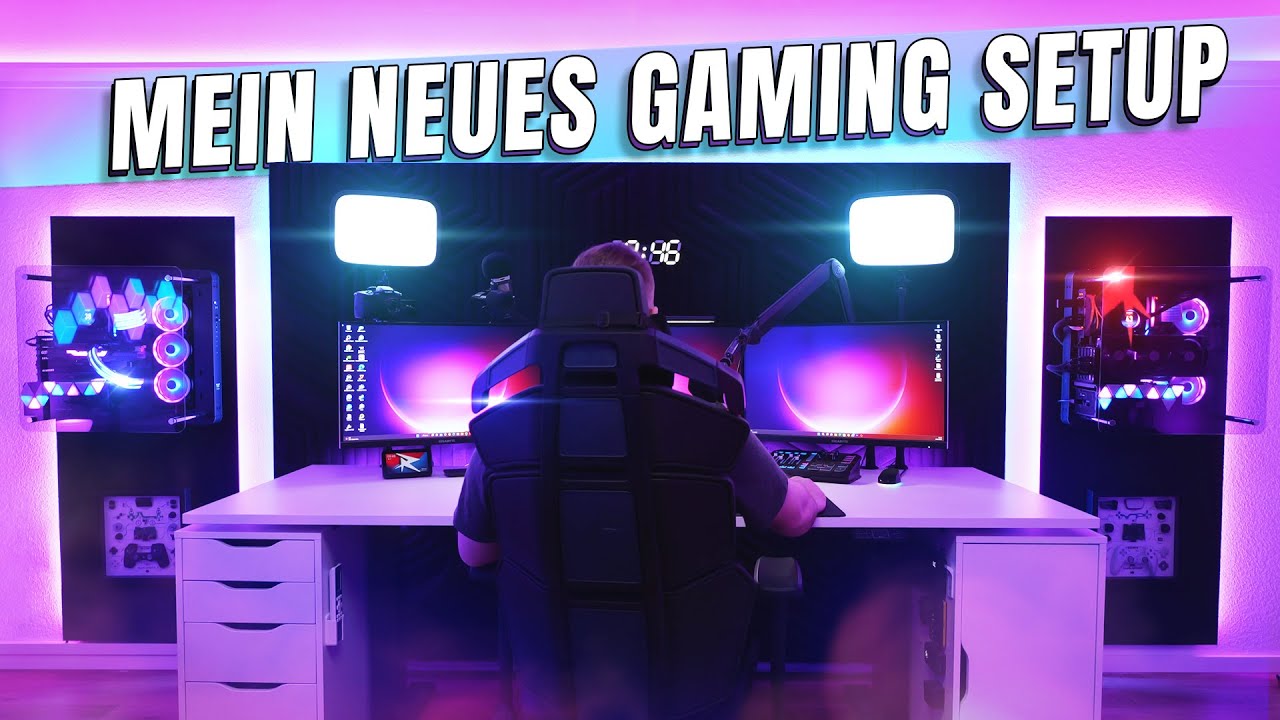 Mein neues Gaming Setup ist fertig 😍 Gaming Room Vlog 05 