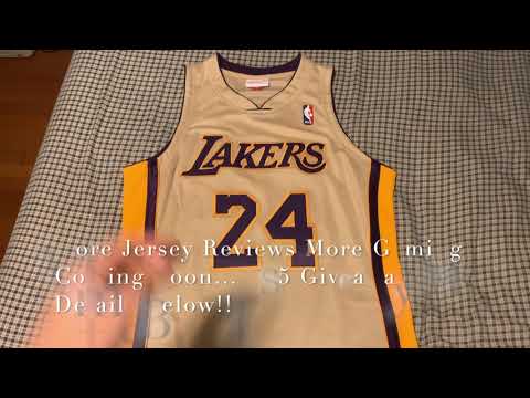 Kobe Bryant 60th Anniversary Real Vs Fake Jersey ((Mitchell & Ness)) 