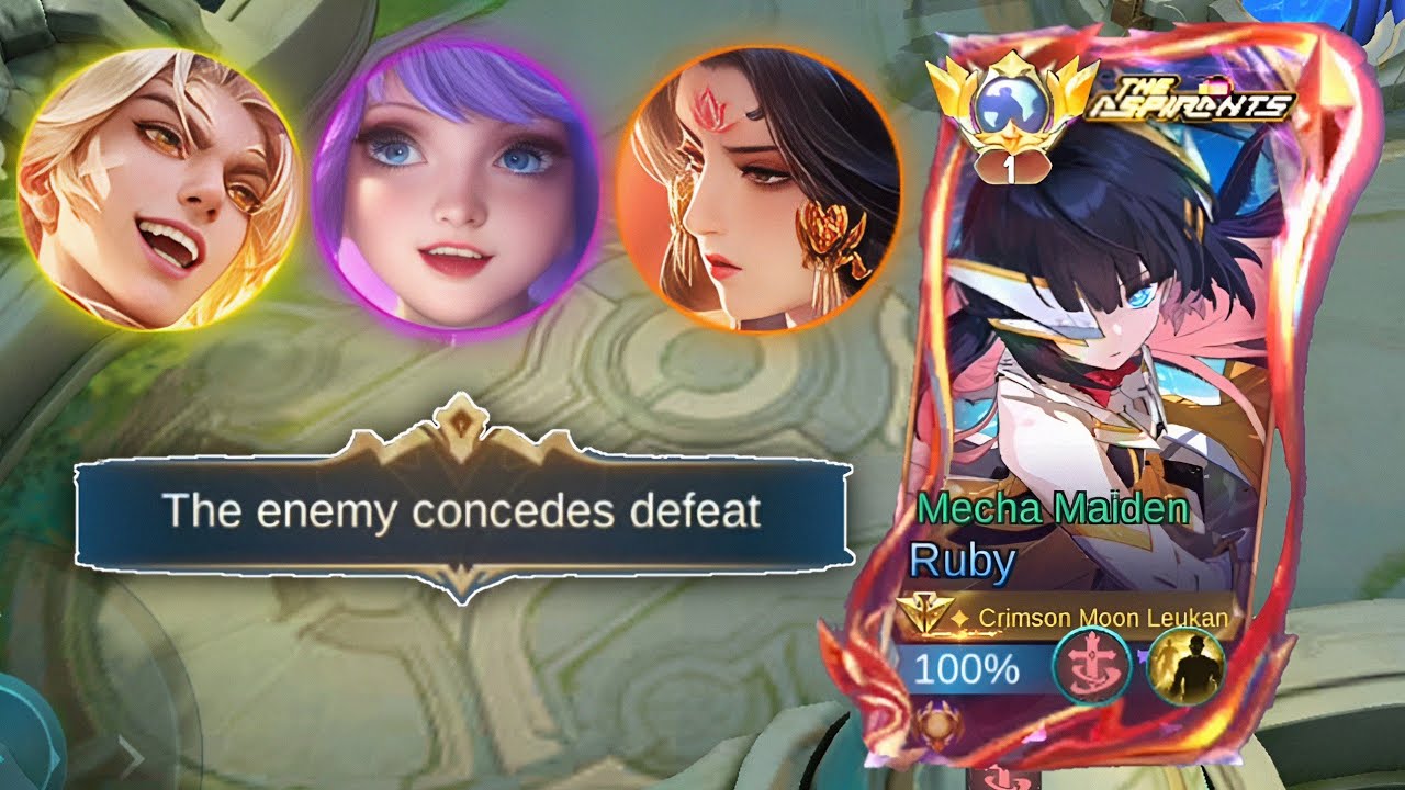 THE BUFFED RUBY MAKES THE META TOTALLY USELESS!!🤣 BEST RUBY BUILD AND ...