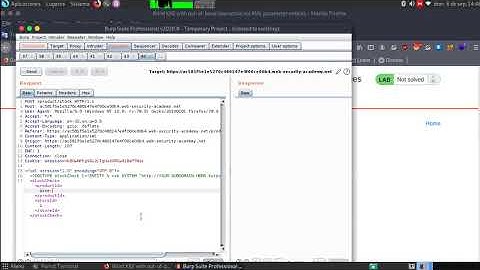 Blind XXE with out-of-band interaction via XML parameter entities