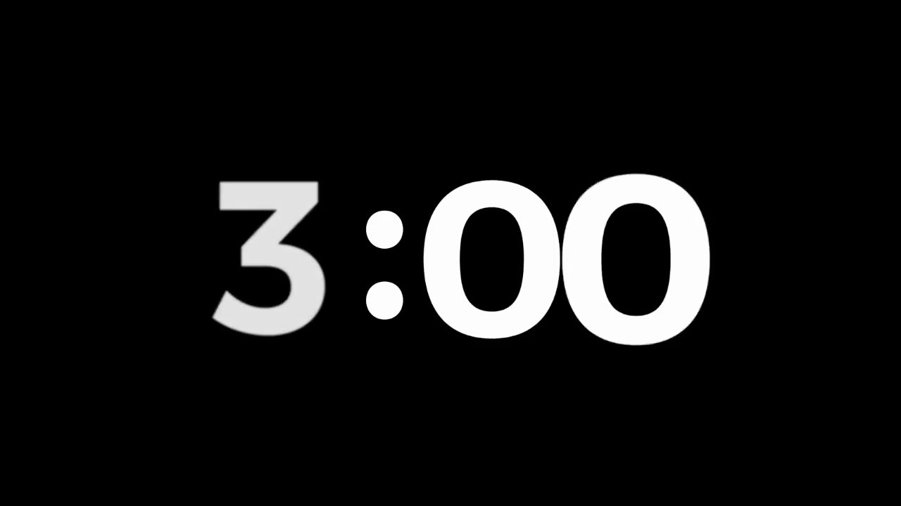 3 minute timer YouTube