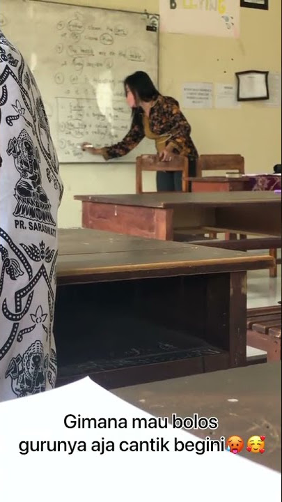 Gimana Mau Bolos Gurunya aja cantik gini 😍