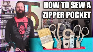 How to Sew a Zipper Pocket - Tock Custom Sewing Tutorial