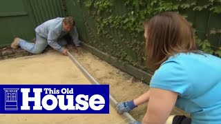How to Build a Brick Patio | This Old House