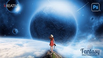 Fantasy Photography View in Photoshop | Photoshop Tutorials | Photo Manipulation