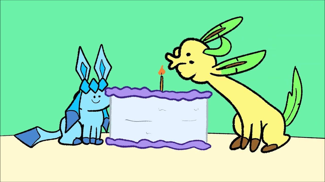 Glaceon Bakes The Scrumptious Cake