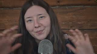 ASMR inaudible whispering &amp; finger fluttering