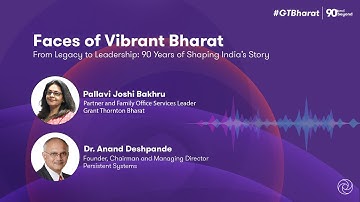 #Podcast | Faces of Vibrant Bharat: Dr. Anand Deshpande in conversation with Pallavi Joshi Bakhru