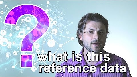What is Reference Data? #referencedata