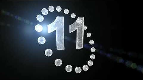 Countdown video  3d animation Ice look HD   Cinema 4d Count down timer video full hd 720p