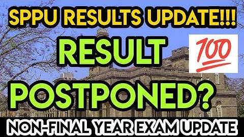 SPPU RESULT UPDATE | Postponed? | Why? | Dr. Yaseen