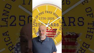 Celebrate U S A 250 Years Wall Clock