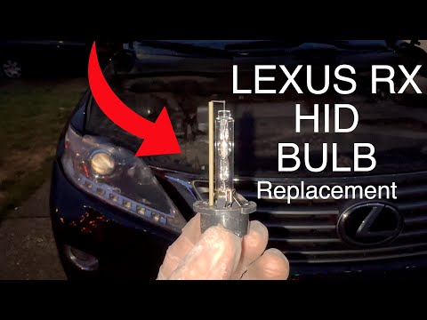 Lexus RX350 HID Headlight Replacement Guide 2013 2014 2015
