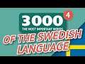 🎧  SWEDISH WORDS – PART #4 - 3000 of the most important words 🔔