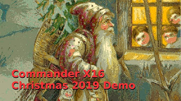 Commander X16 Christmas Demo 2019