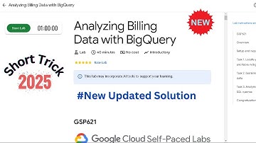 Analyzing Billing Data with BigQuery | Lab Solution | Qwiklabs Arcade 2025 |#qwiklabs