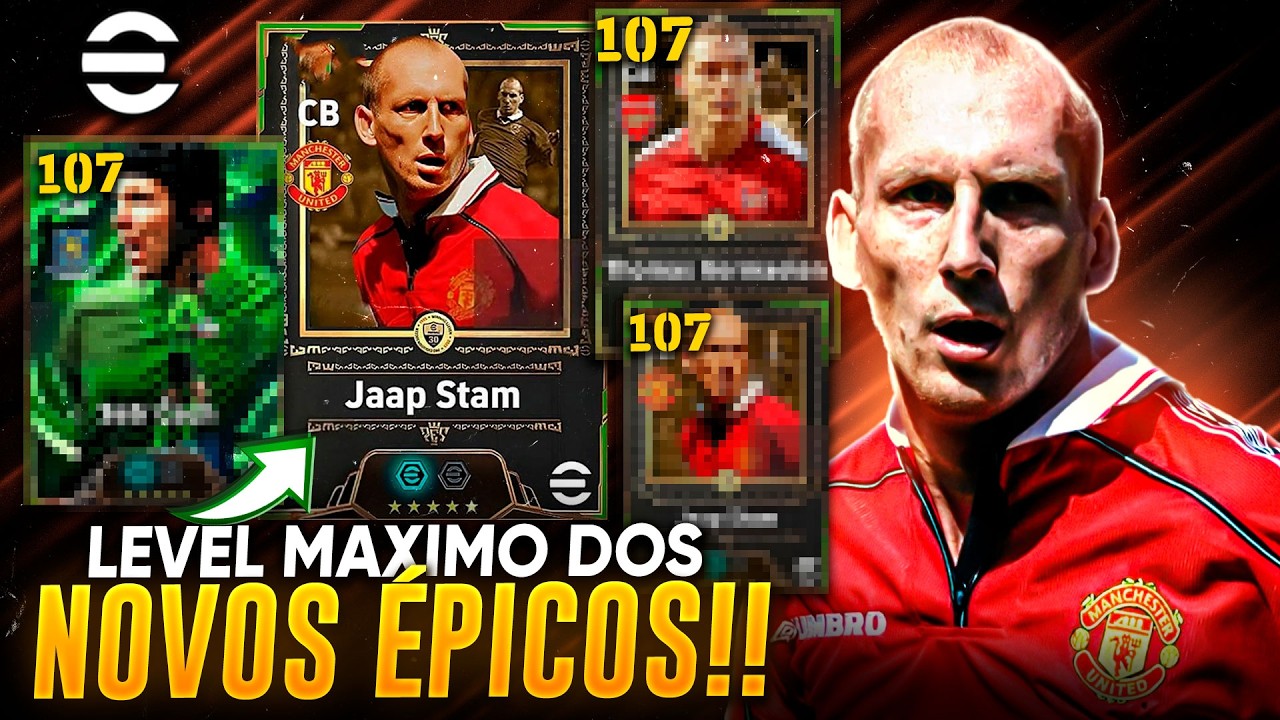 🔥 VAZOU!! LEVEL MAXIMO DOS NOVOS ÉPICOS | 🚨 2 NOVOS ÉPICOS INÉDITOS | EFOOTBALL