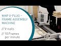 MHP VPLUG - Rahmenheftmaschine, Fügemaschine, Bilderrahmen, V-Nagel, Underpinner