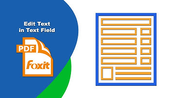 How to Modify Text Inside Any Fillable Text Box in Foxit PDF Editor