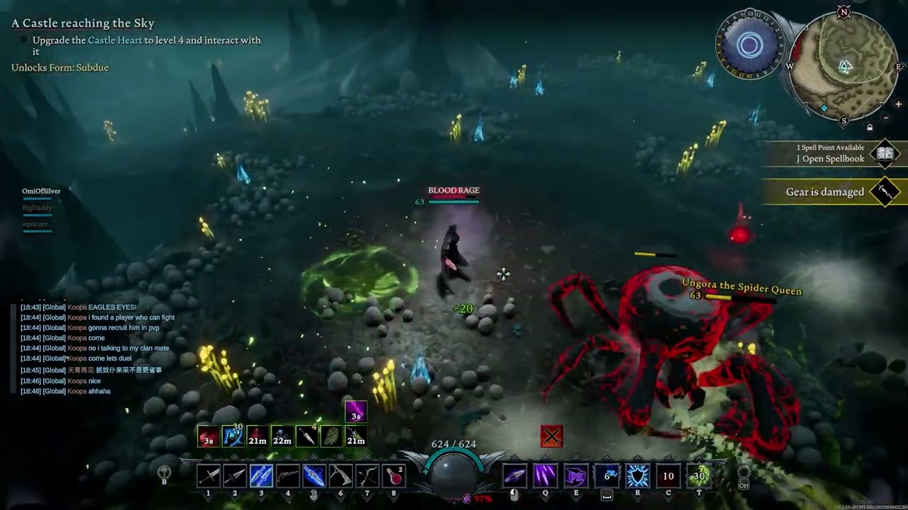 V rising Ungora the spider Queen With Daggers