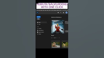 Photoshop - Remove background with one click #shorts