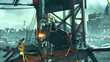 Quantum Break - Port Donnelly: Ship Smashes Into Bridge Time Stutter Ripple Action Cutscene Sequence