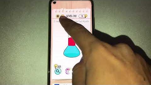 Brain test Level 312 I need you to mix these two liquids Walkthrough Solution