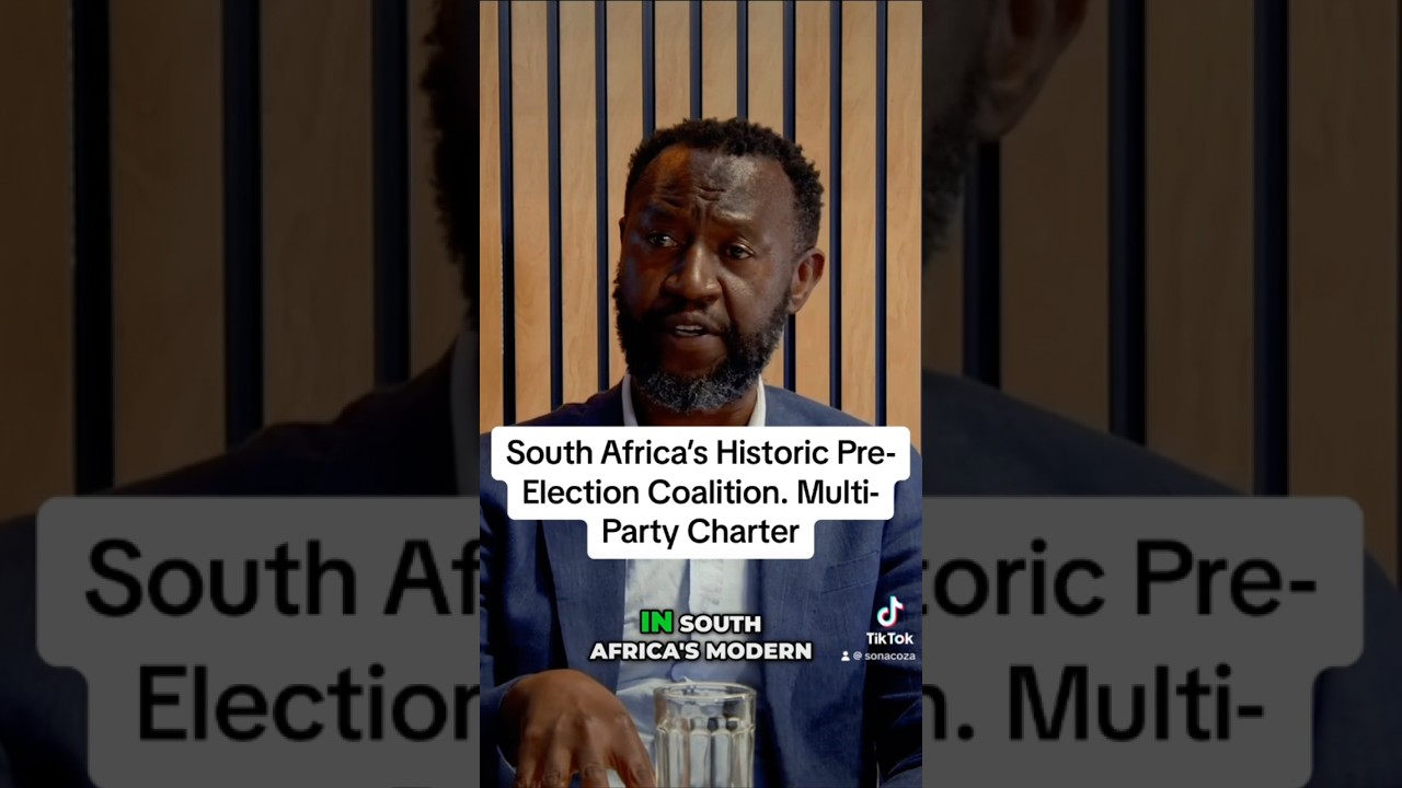 The pre-election agreement in South Africa aims to challenge the three-decade rule of the ANC