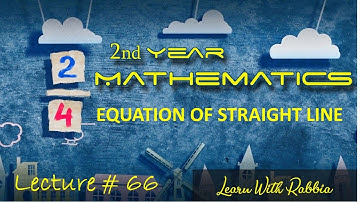 XII -- Question # 11 from Exercise 2.5 of Chapter # 2 (THE STRAIGHT LINE)