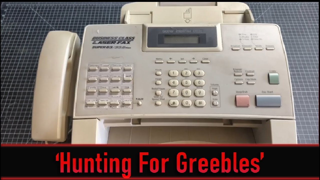 Fax Machine Disassembly  |  Hunting for Greebles