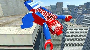 Lego Spider-Man Ragdoll Fall (GMOD) Episode 238