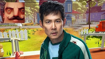 Hello Neighbor - My New Neighbor Squid Game Player 456 Seong Gi-hun History Gameplay Walkthrough