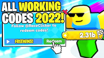 *NEW* ALL WORKING CODES FOR RACE CLICKER IN NOVEMBER 2022! ROBLOX RACE CLICKER CODES