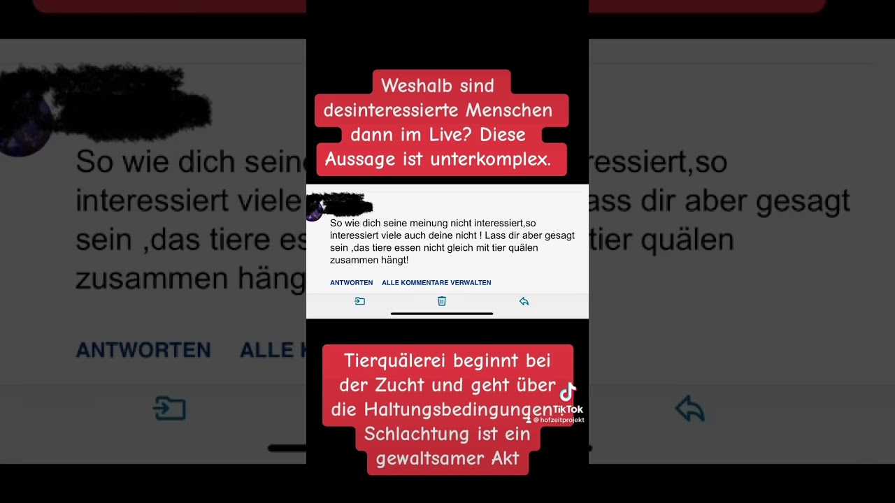 ￼sinnlose Kommentare