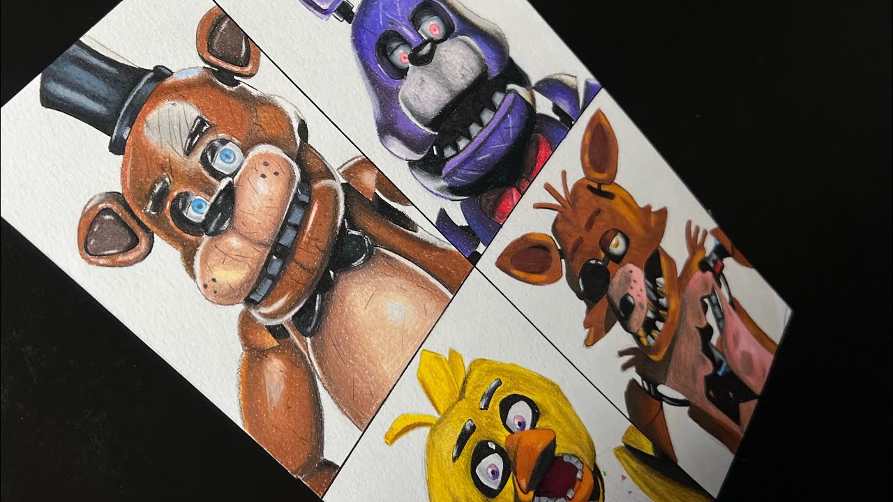 Como DESENHAR o FOXY - Como DIBUJAR a FOXY de FNAF - How to DRAW FOXY -  Five Nights at Freddy's 