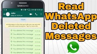 How to Read Deleted Whatsapp Messages | Trick for Read Deleted Messages On Whatsapp Messenger