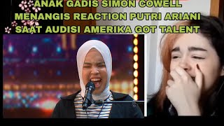ANAK GADIS SIMON COWELL MENANGIS REACTION PUTRI ARIANI LAGU LONELINESS DI ACARA AMERIKA GOT TALENT