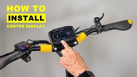🛠️ Upgraded VSETT Central Display and Throttle | VSETT 10+ 9+Electric Scooter ( Installation Guide )