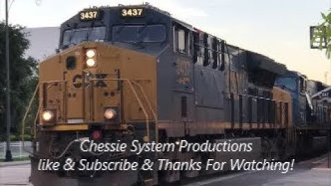 [CSXT]3437 [ET44AH],4781 SD70MAC,5442 ES40DC Leads A Short Q031-09 SB W/A Loud Hybrid K5HLL-R2 F.NC