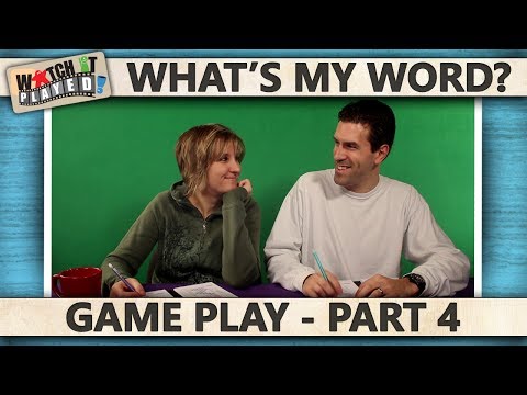 Whats My Word - Game Play 4 - YouTube