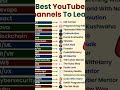 best YouTube channels for learning 🔥#educationalshorts