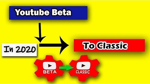 How To Go Back To YouTube Classic From Beta | YouTube Beta To Classic In 2020 | Tech Video