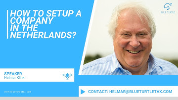 How to set up a company in the Netherlands | Insights from Blue Turtle Tax