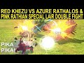 RED KHEZU MONSTIE HIGHLIGHT. VS AZURE RATHALOS AND PINK RATHIAN DOUBLE FIGHT IN SPECIAL ELDER LAIR