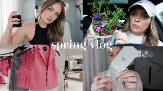 GRWM Makeup, Hair \& Outfit for Zara Event, Skincare Routine, Farmers Market: SPRING DAYS IN MY LIFE