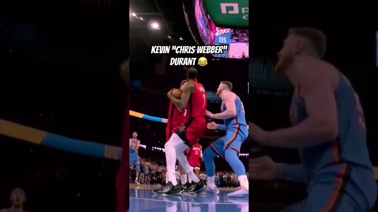 У Кевина Дюранта момент в духе Криса Уэббера на премьере 😂