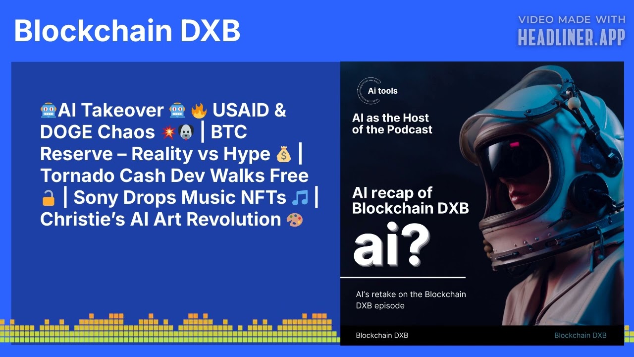 🤖AI Takeover 🤖 🔥 USAID & DOGE Chaos 💥🐶 | BTC Reserve – Reality vs Hype 💰 | Tornado Cash Dev...